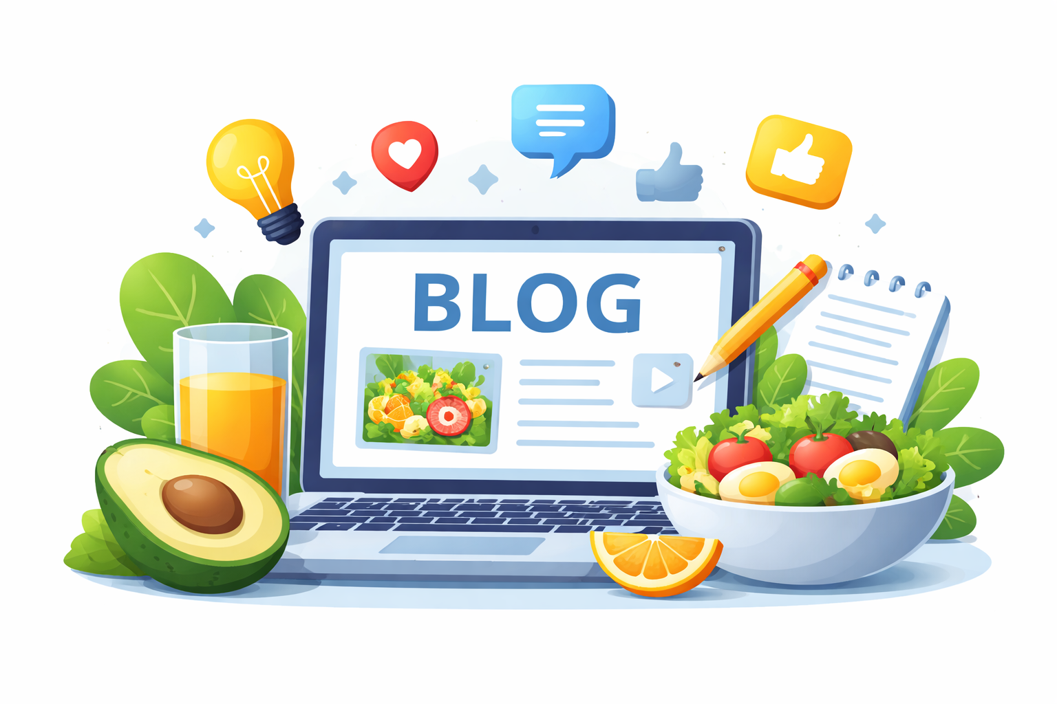 Создание нового блога на сайте AdviceFood